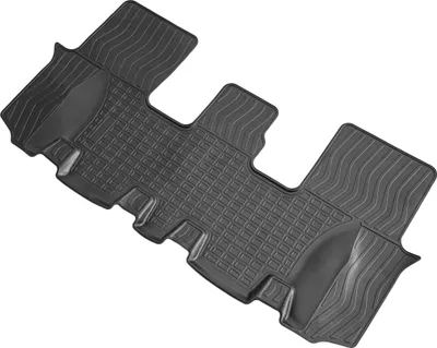 Image de Tapis de sol en caoutchouc 3D adaptés à Hyundai Santa Fe | TM | BJ 2020-2024 | 3e rangée