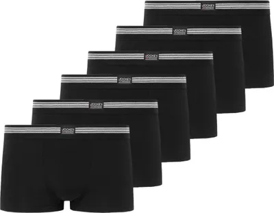 Produktbild von Jockey Herren Boxershorts, 6er Pack - Baumwolle Stretch Short Trunk, Baumwollmischung Schwarz 2XL