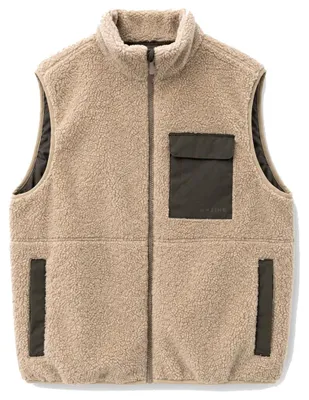 Produktbild von Padded Teddy-Fleece Vest Men XXL beige - natural/light bottle
