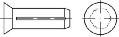 Produktbild von Reyher  1477 Kerbnaegel 2x 6 (500 Stück)