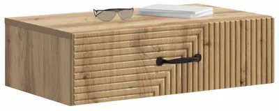 Obrázok produktu pre vidaXL Nástenný odkladací stolík Artisan – dub 59 x 34,5 x 17 cm