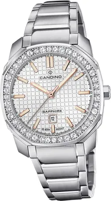 Produktbild von Candino Edelstahl Damen Uhr Analog Elegant Armbanduhr silber Elegance D2UC4756/1