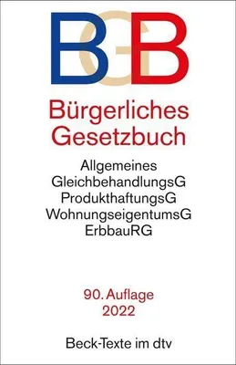 Produktbild von Bürgerliches Gesetzbuch - BGB