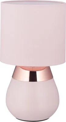 Produktbild von Nachttischlampe mit Touchfunktion rosa