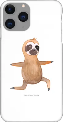 Produktbild von Mr. & Mrs. Panda Iphone 11 Pro Handyhülle Faultier Yoga - Weiß - Geschenk, Yogaübungen, Meditation, Premium Kunststoff, Namaste, Handy Case