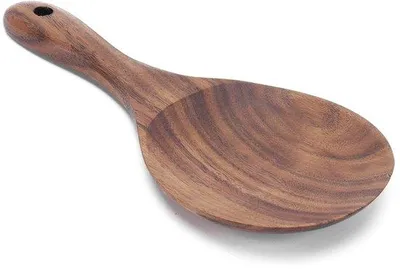 Produktbild von Holzlöffel - Handpoliert - 18 x 8 cm - Leicht - Küchenlöffel