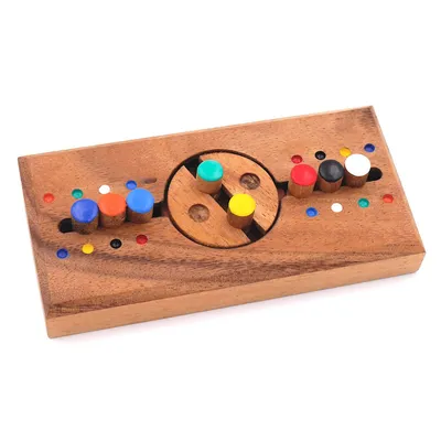 Produktbild von Farbspiel Sicherheitscode - tolles Knobelspiel aus Holz für Kinder und Erwachsene