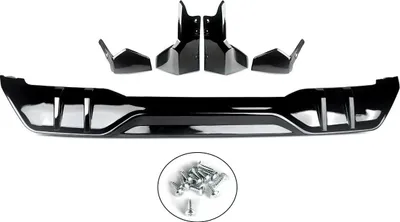 Obrázek produktu pro Difuzor nárazníku, přední splitter, aerodynamický karoserie, lesklá černá barva