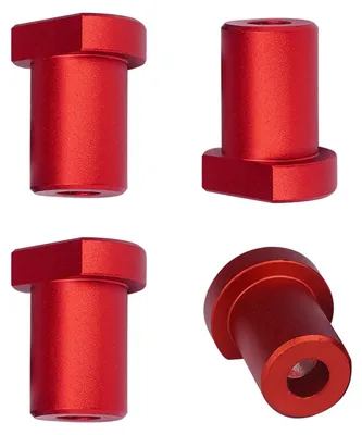 Imagen del producto de Juego de 4 abrazaderas de 20 mm, fabricadas en aleación de aluminio, para bancos de trabajo y carpintería