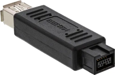 Image de InLine® 34600A Adaptateur FireWire, 6 broches femelle/9 broches mâle