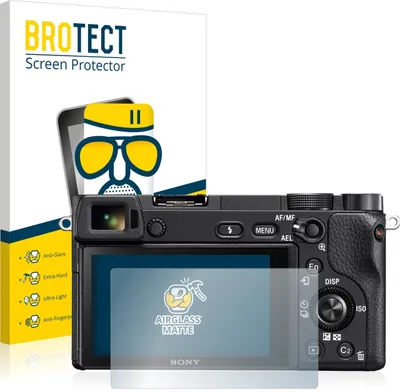 Produktbild von BROTECT Entspiegelungs Schutzglas für Sony Alpha 6300 Schutzfolie Panzer Folie Glas Display Schutz matt