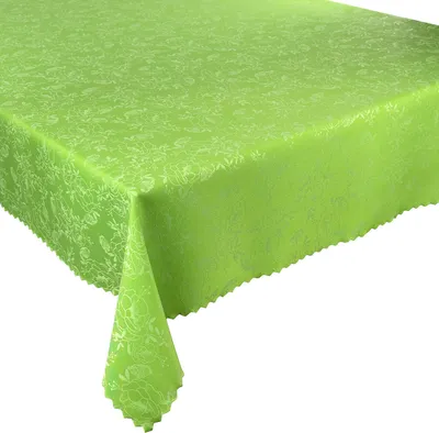 Produktbild von Fleckenresistente Tischtücher Blumen Z-2950 Grün 140x160 cm