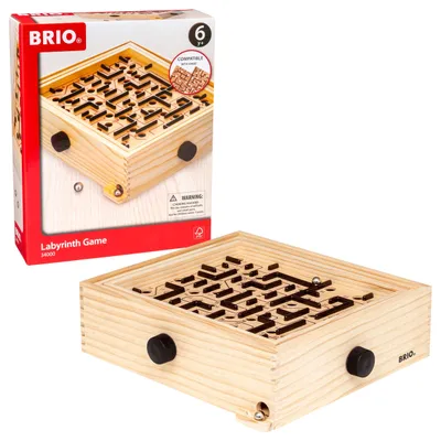 Productafbeelding van BriO Labyrinth 34000 - Houten labyrint voor kinderen vanaf 6 jaar