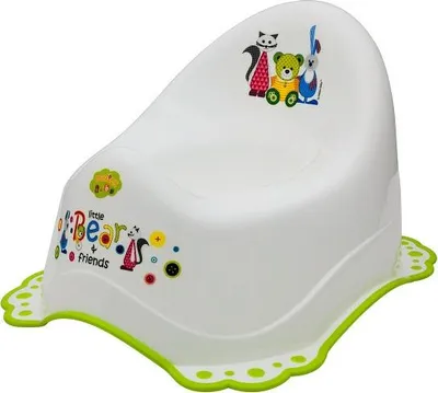 Obrázek produktu pro MALTEX Nočník s protiskluzem LITTLE BEAR & FRIENDS - bílá