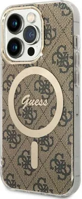 Obrázek produktu pro Guess 4G MagSafe - pouzdro pro iPhone 14 Pro Max (hnědé)