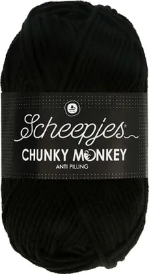 Produktbild von Scheepjes Chunky Monkey 100g 1002 Black