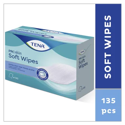 Produktbild von TENA Soft Wipe 19 x 30 cm - Reinigungstuch - 135 Stk.