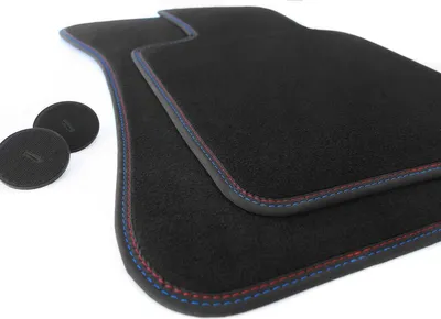 Immagine prodotto di Tappetini adatti per BMW Z4 E89 Roadster Tappetini auto Premium Tuning, doppia cucitura rosso blu