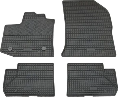 Imagen del producto de Juego de alfombrillas para pies de goma para Dacia Lodgy, modelo a partir de 2012, y para Dacia Dokker, modelo a partir de 2013