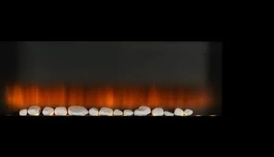Obrázok produktu pre Elektrický krb Classic Fire Electric Atmosphere, Vancouver – diaľkové ovládanie a časovač – LED plamene – 2000 W – čierna farba