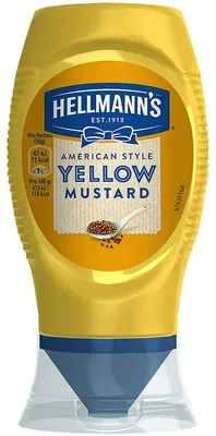 Zdjęcie produktu dla Hellmanns Musztarda żółta średnio ostra zamykana 250ml