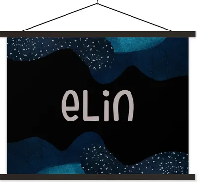 Produktbild von MuchoWow® Textilposter Elin - Pastell - Mädchen 60x45 cm mit schwarzem Rahmen - Poster Schlafzimmer