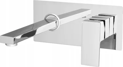 Produktbild von Cube Chrom Waschtischarmatur Für Unterputzmontage Quadratisch