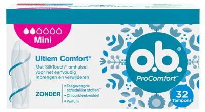 Productafbeelding van Ob Tampons Procomfort Mini (32 stuks)