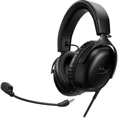 Obrázek produktu pro Cloud III – herní headset (černý), Kabel, 10 - 21000 Hz, Hraní, 308 g, Sluchátka s mikrofonem, Černá