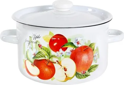 Obrázok produktu pre Hrniec S Pokolicu 4,5L Dekor Ovocie, Smalt