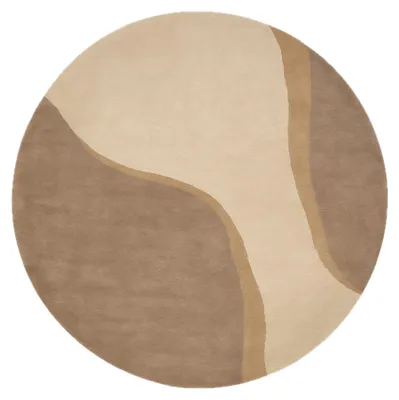 Produktbild von Wollteppich Rund - Vienna Beige