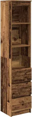 Produktbild von Highboard Altholz-Optik 37,5x35x180 cm Holzwerkstoff