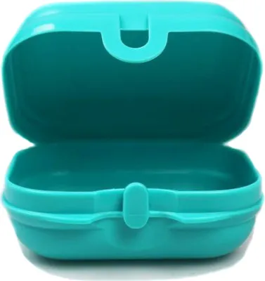 Produktbild von TUPPERWARE To Go Mini-Twin helltürkis Brotdose Größe 1