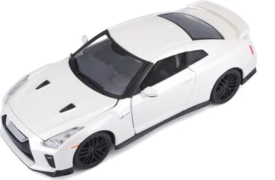 Produktbild von Bburago BBU18-21082WHITE - 1/24 - Nissan GT-R weiss - Neu