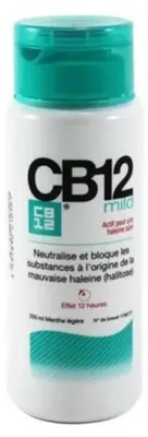 Productafbeelding van CB12 Mondwater Clear, milde muntsmaak met menthol, 250 ml