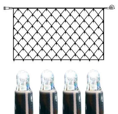 Produktbild von System LED 'LED Lichternetz 2x1m' 100 LED´s, kaltweiß, IP44