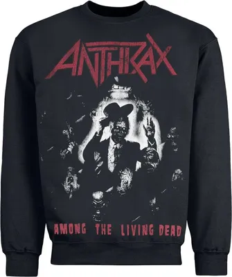 Produktbild von Anthrax Sweatshirt Herren Living Dead schwarz M