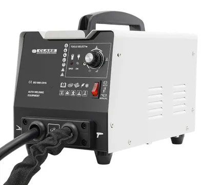 Image de Appareil de soudure par points pour carrosserie automobile - Extracteur de bosses - 3500 A - 3 kW - Portable - Pour tôles d'acier - Noir