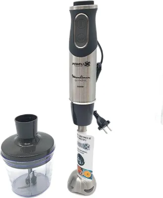 Produktbild von Moulinex DD6578, Pürierstab, 0,8 l, Pulsfunktion, 1000 W, Edelstahl, Schwarz