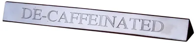 Image de Support-porte-lettres en bois, avec une inscription humoristique pour les amateurs de café, idéal pour la décoration de bureau. Couleur : argenté