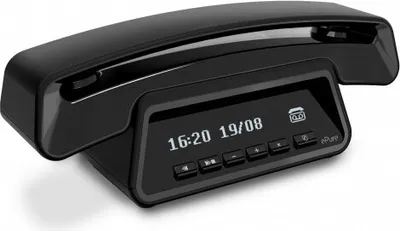 Produktbild von Alcatel Epure Premium black - Inovativní bezdrátový telefon se záznamníkem, funkcí handsfree, duálním displejem a ochranou hovorů - to vše v nadčasovém designu