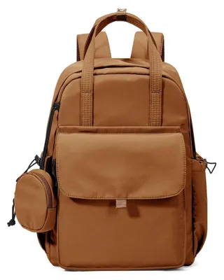Produktbild von Schulrucksack Rucksack Schule Teenager Wasserdicht Laptop Rucksack Damen Schultasche Reise Khaki 19L