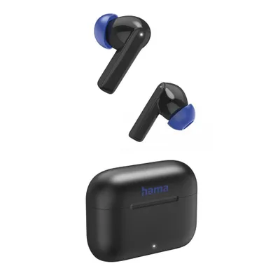 Obrázok produktu pre Hama Passion Clear II, True Wireless Stereo (TWS), Hudba, 20 - 20000 Hz, 50 g, Slúchadlá s mikrofónom, Čierna