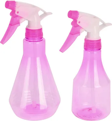 Image de Pulvérisateur à main, Jardin, Ménage, Pulvérisateur, Pulvérisateur de plantes Bouteille 2 Pcs. Rose