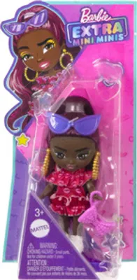 Image de Barbie Extra HPN06, Mini poupée, Femme, 3 ans(a), Fille, 82.7 mm, 63 g