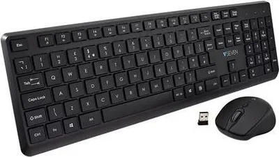Produktbild von V7 Pro Wireless Keyboard Mouse Uk