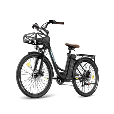 Obrázek produktu pro Elektrické kolo FAFREES F26 Lasting – motor 250 W, akumulátor 36 V/25 Ah, pláště 26x1,95 palce, mechanické kotoučové brzdy – černé