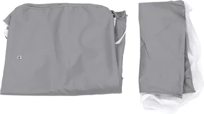 Produktbild von Graue Zelt-Ersatzüberdachung, wasserabweisende UV50+-Sonnenschutzabdeckung für den Außenbereich, 3 x 3 m