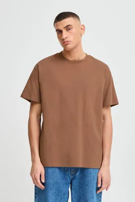 Produktbild von !Solid SDDanton Herren T-Shirt Kurzarm Shirt Basic Hochwertige Baumwoll-Qualität Rundhalsausschnitt Überschnittene Schultern Oversize Fit