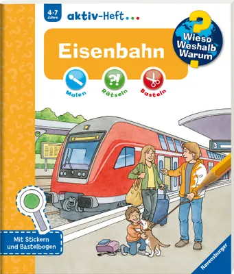 Produktbild von Wieso? Weshalb? Warum? aktiv-Heft: Eisenbahn